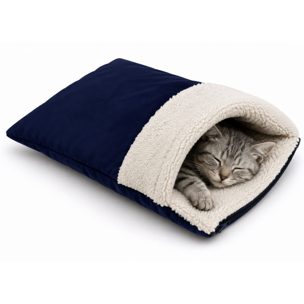 Saco de Dormir Pet Sherpa Tamanho G com Zíper Cama para Cachorro e Gato Super Macio
