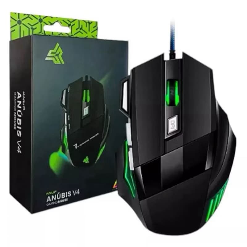 Mouse Gamer Laser X7 2400dpi Led Rgb Usb 7 Botões Profissional Original