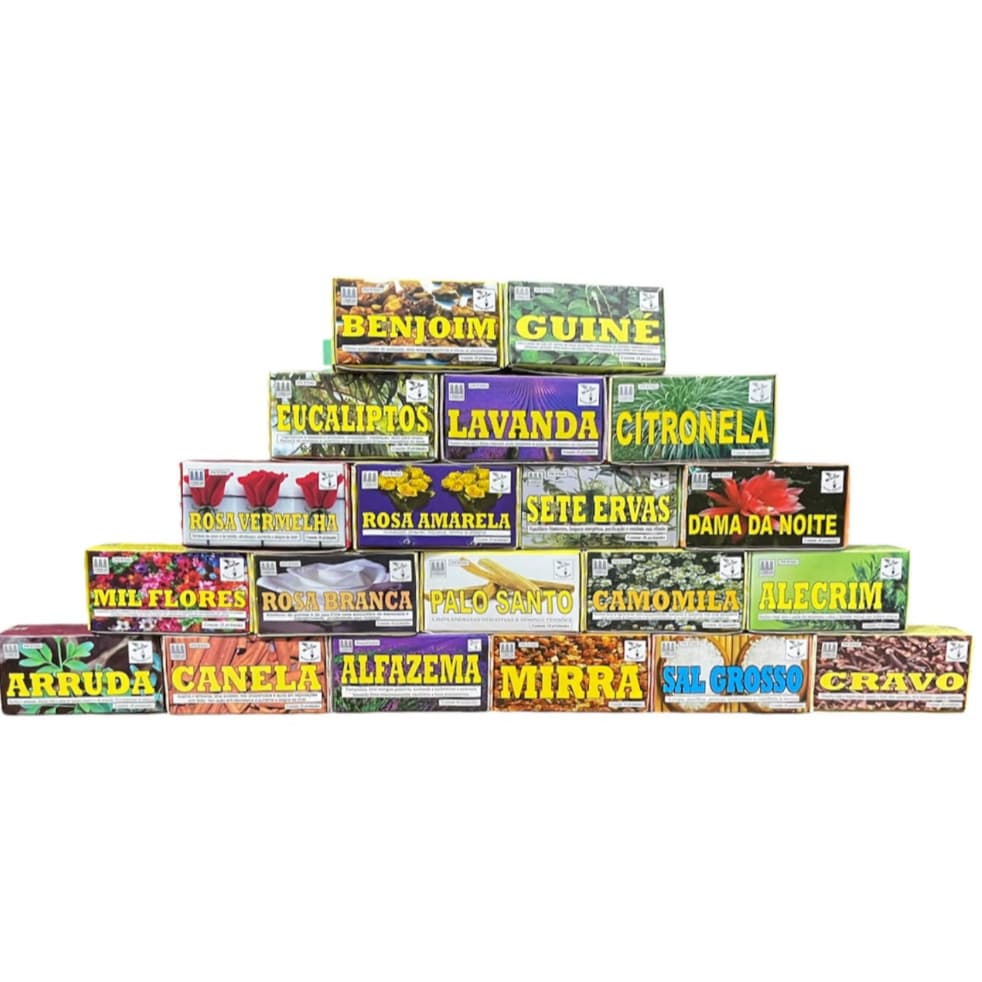 Kit 3 Defumador Natureza Espiritual  Incenso  20 Tablete cada