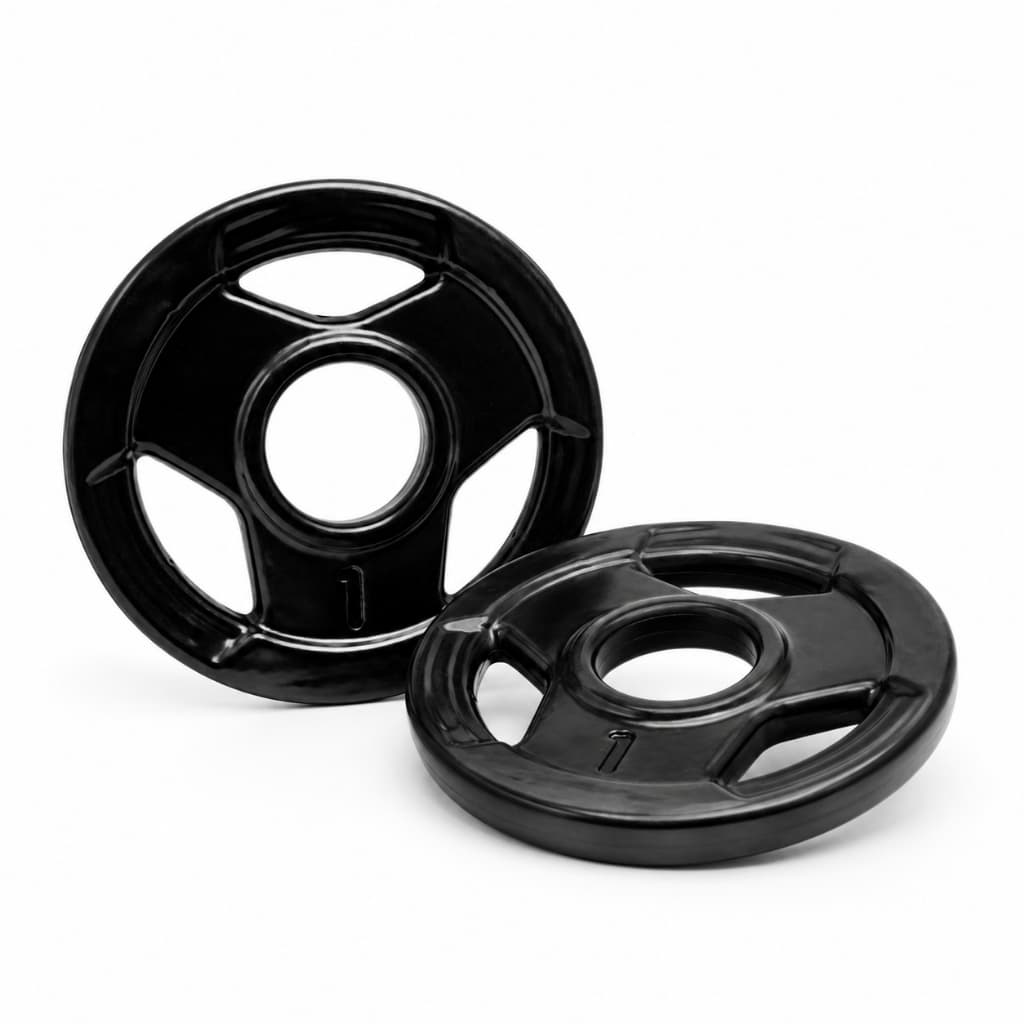 Kit par Anilhas 1kg Sport Emborrachadas Musculação Fitness Academia Treino Funcional Resistência Exercícios Casa