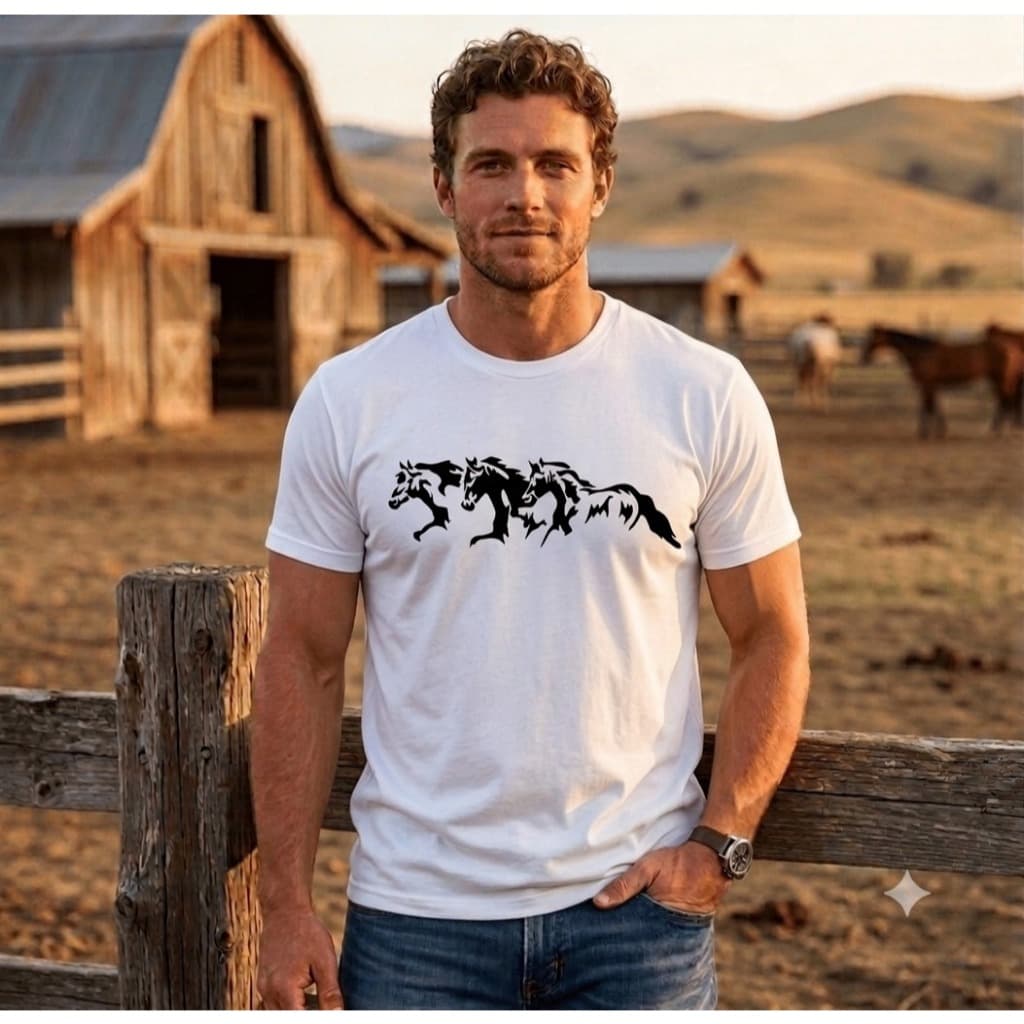 Camisa Masculina Peão Cavalgada Malha Premium