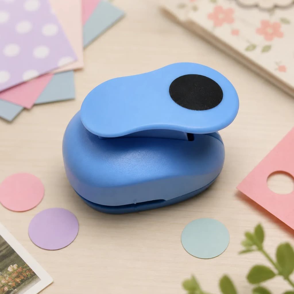 Furador Eva Circulo 16mm Scrapbook Liso Corte Papel Arte