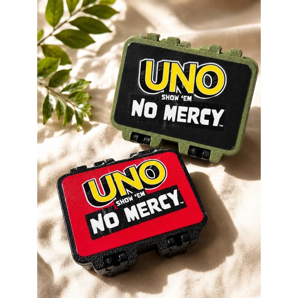 Maleta Caixa Para Jogo Uno No Mercy Organizador 168 cartas Baralho