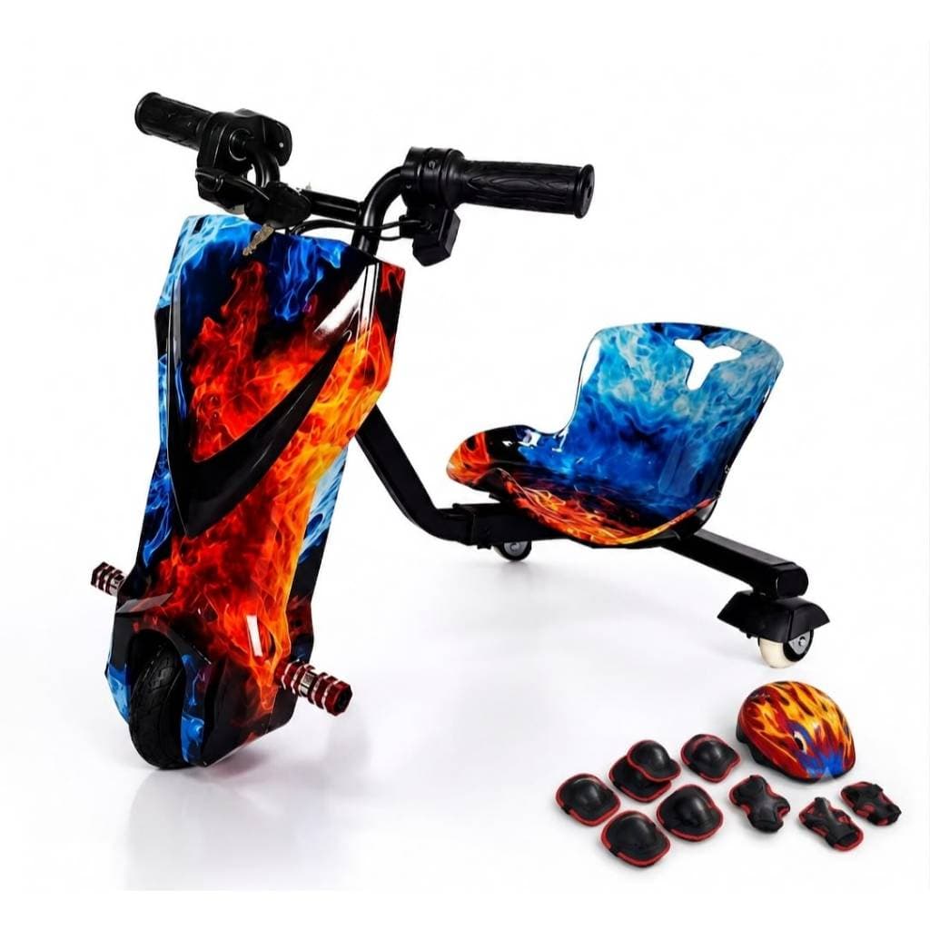 Triciclo Drift Elétrico Infantil Recarregável Led Bluetooth