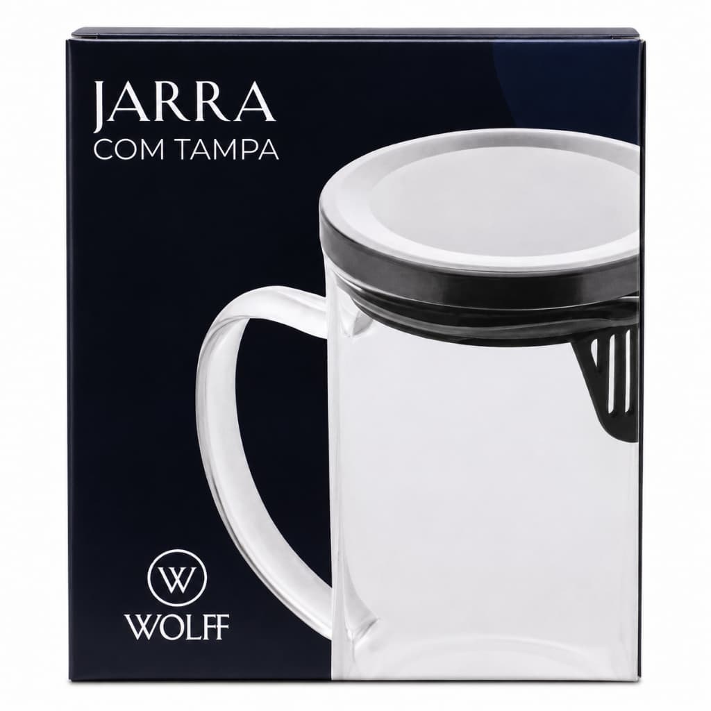 Jarra para Sucos e Água com Tampa e Bico Wolff