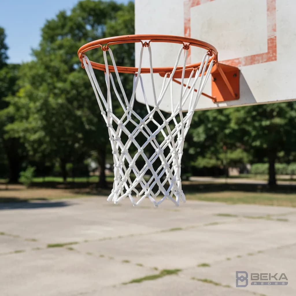 Par Rede Para Cesta de Basquete Oficial Para Aro Profissional
