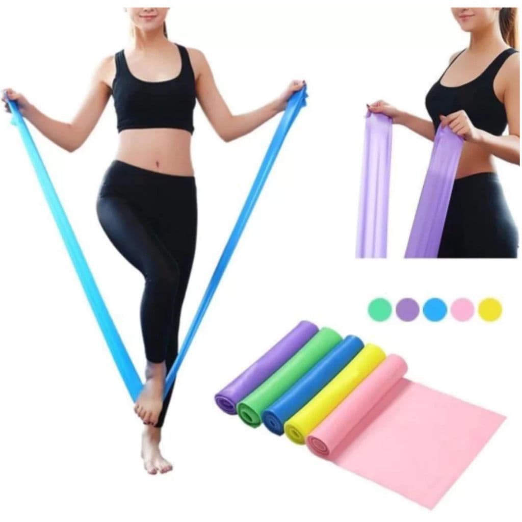 Faixa Elástica Fisioterapia Academia  Exercício Thera Band Funcional Yoga Pilates