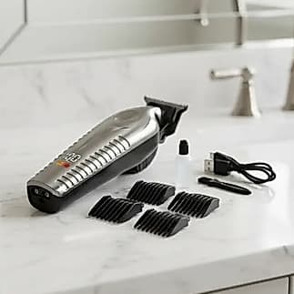 Máquina De Acabamento Maquininha Cortar Cabelo Profissional Barba Sem fio Com bateria