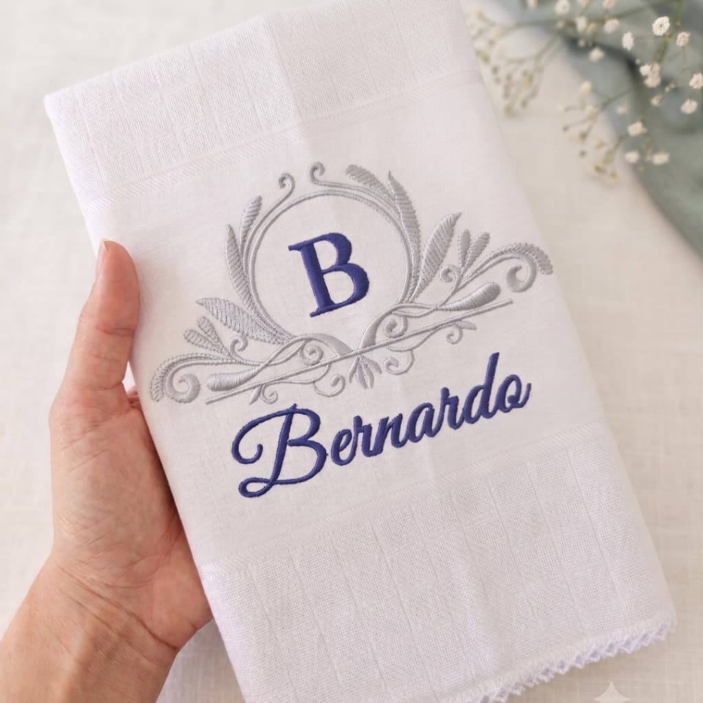 Fralda de pano para bebê menino personalizada - Qualidade premium