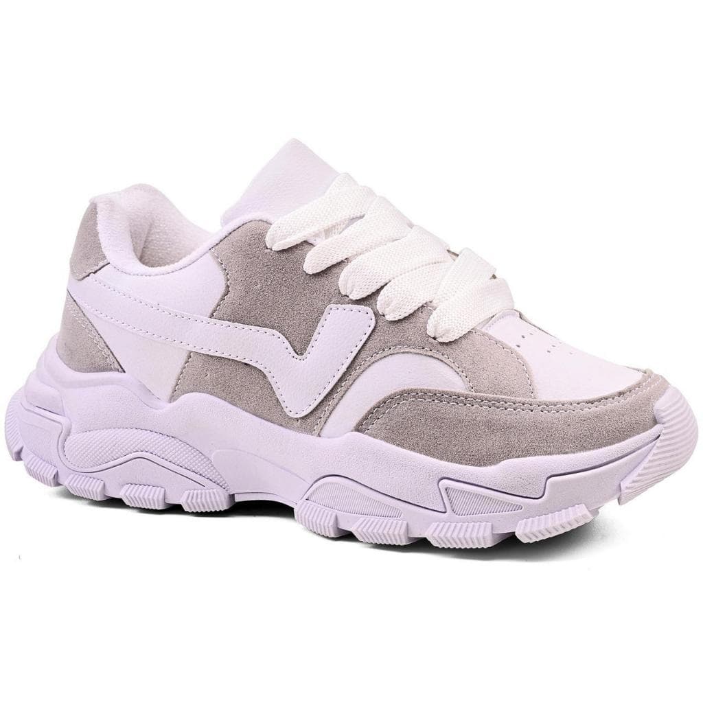Tênis Feminino Casual Elegante Moda Luxo Solado Antiderrapante Conforto e Qualidade Blogueira