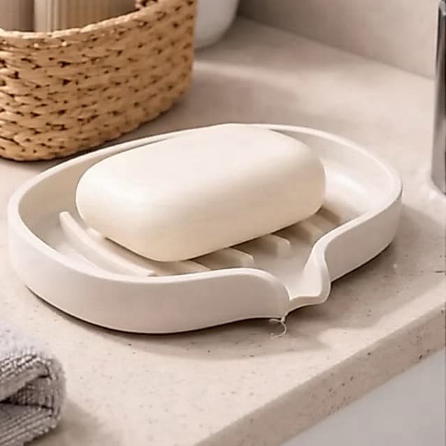 Saboneteiras para Lavabo com Escoamento Rápido Evita Lodo e Conserva o Sabonete