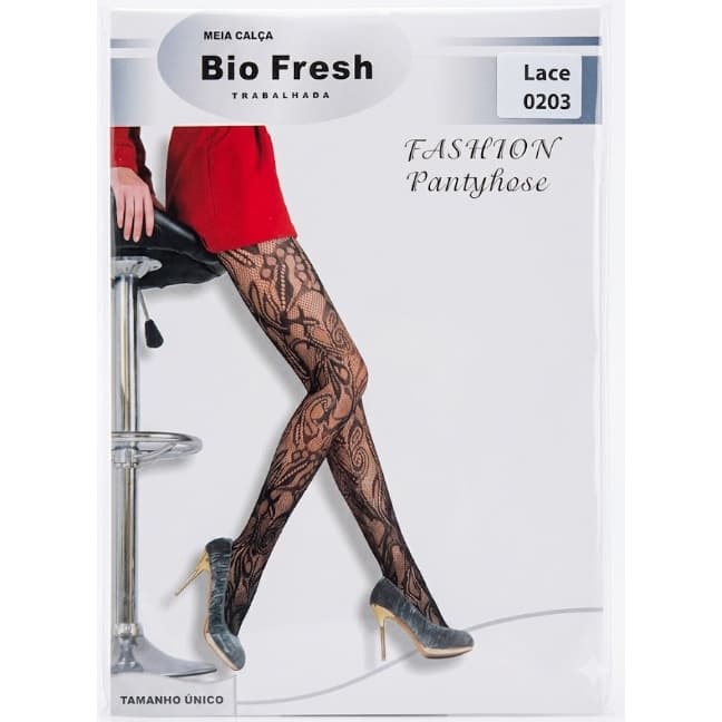 Meia Calça Rendada Trabalhada Lace Arrastão Sensual Feminina Premium Tamanho Unico