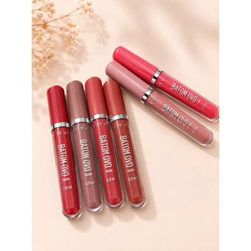 Batom Líquido Matte Ovo Vivai Gloss