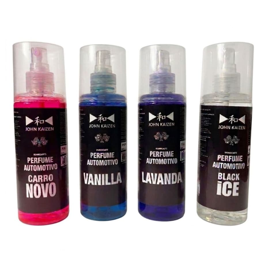 Aromatizante Automotivo 200ml Cheirinho De Carro Spray Odorizador Carro Novo Vanilla Lavanda Black Ice