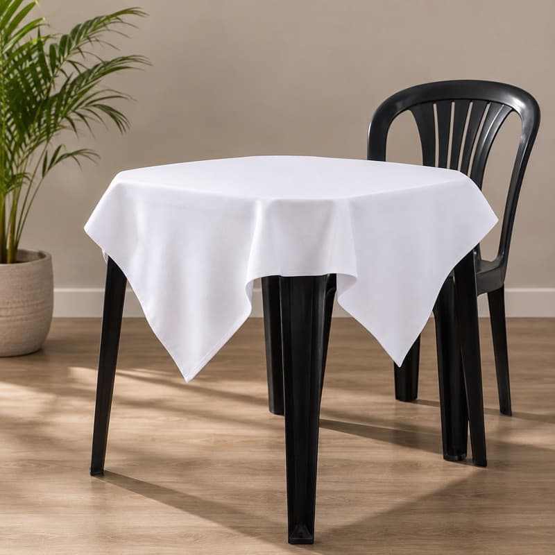 Kit 10 Toalhas de Mesa Oxford 1,00x1,00 | Festa e Buffet