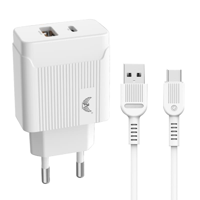 Carregador USB, cabo de dados USB - carregamento rápido e compacto
