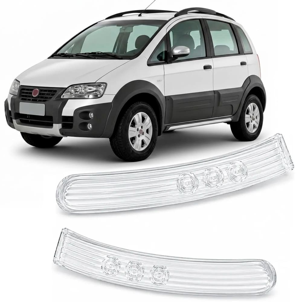Par Lente Pisca Seta Retrovisor Palio Weekend Idea Strada Adventure