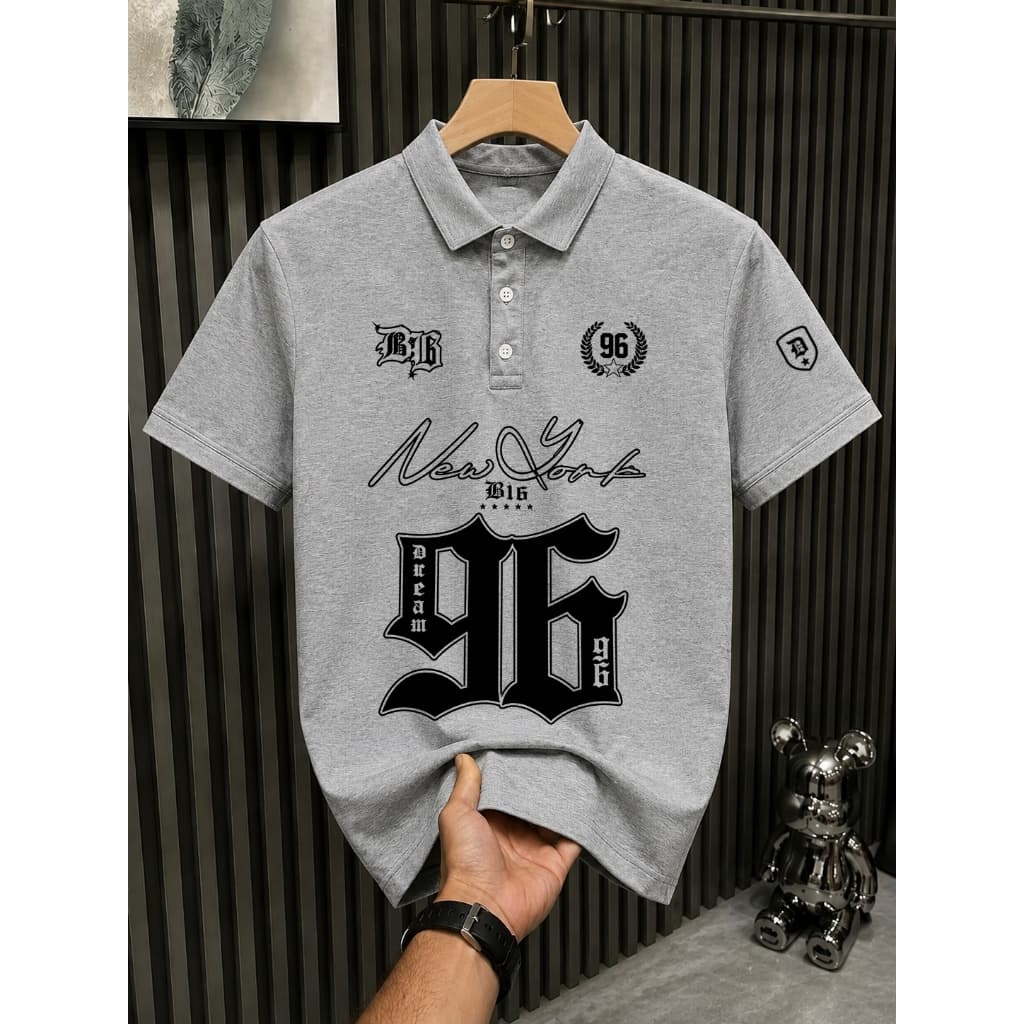 Camisa Polo Los Angeles 96 BB 016 Camisa Masculina Malha Piquet