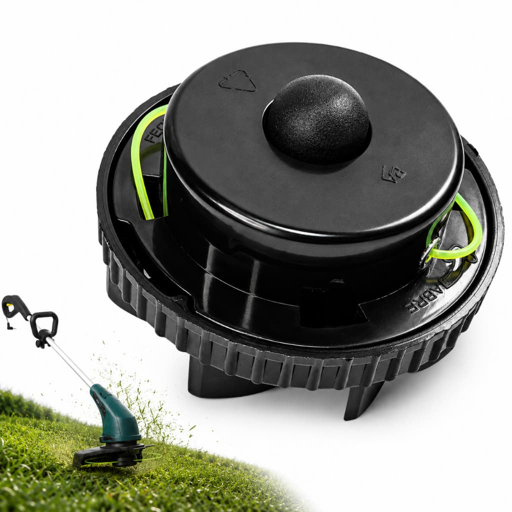 Carretel Aparador de Grama Elétrico Trapp Tramontina Vonder Tekna Vulcan Toyama Garthen CPL. + Mola