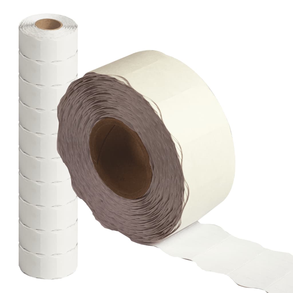 Etiqueta refil Etiquetadora Metiq 16.26 (26x16mm ondulada) - 10 rolos com 1000