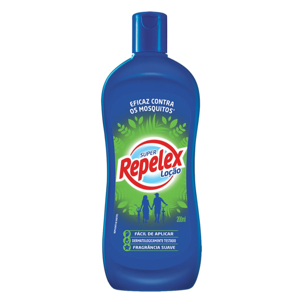 Repelente Em Loção Para Uso Adulto E Infantil 200ml Super Repelex