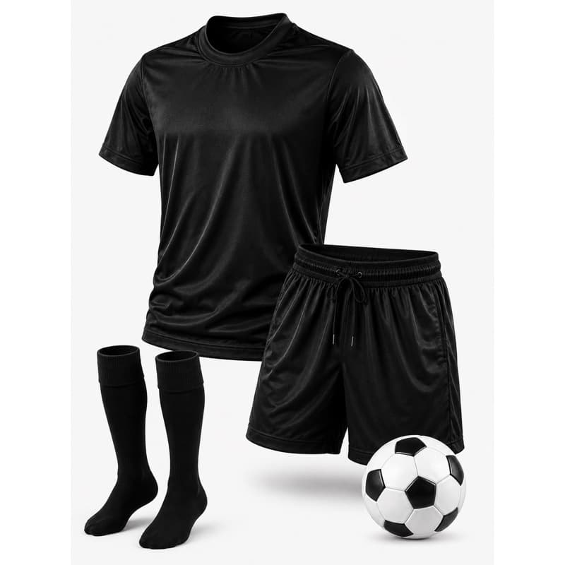 Conjunto Infantil de futebol Esportivo Malha Dry Respirável Camiseta + Short  + brinde par de meião