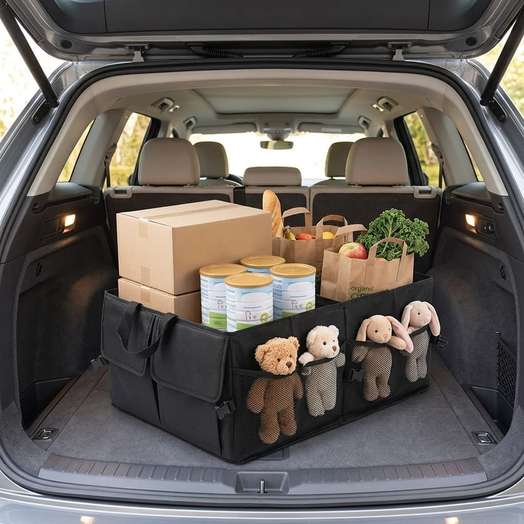 Organizador Multifuncional Dobrável Porta-Malas Guarda roupas Viagem