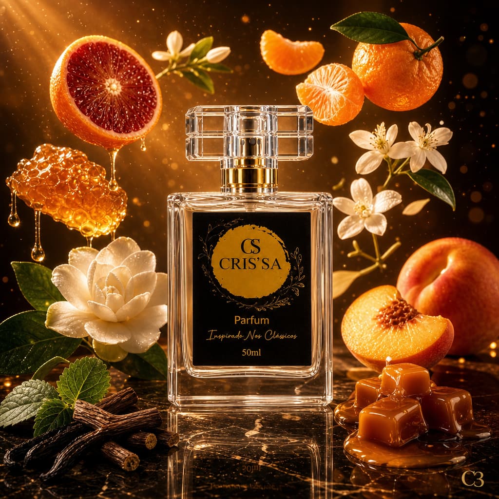 Perfume Feminino Doce Sensual CRIS'SA  Scandale Paris 50ml