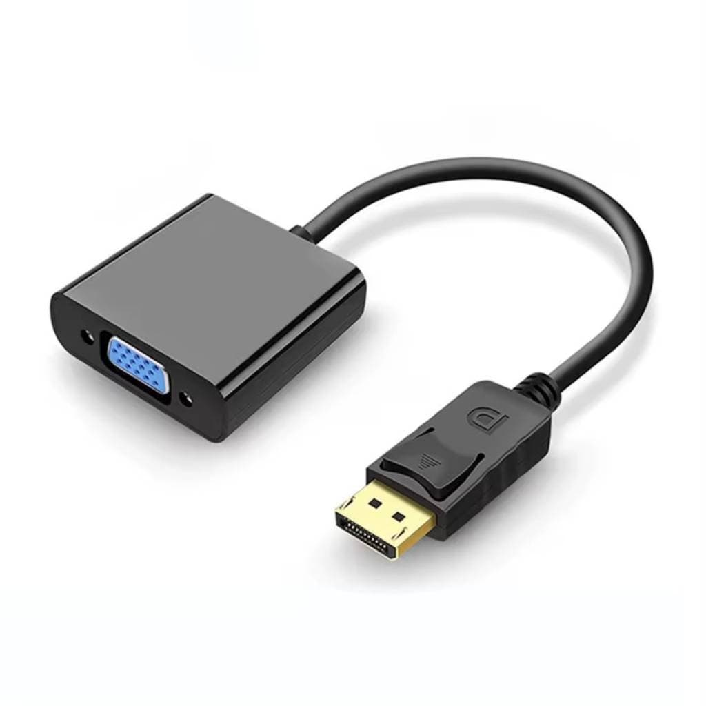 Displayport para vga,cabo adaptador displayport dp macho vga fêmea cabo conversor para computador portátil tv monitor