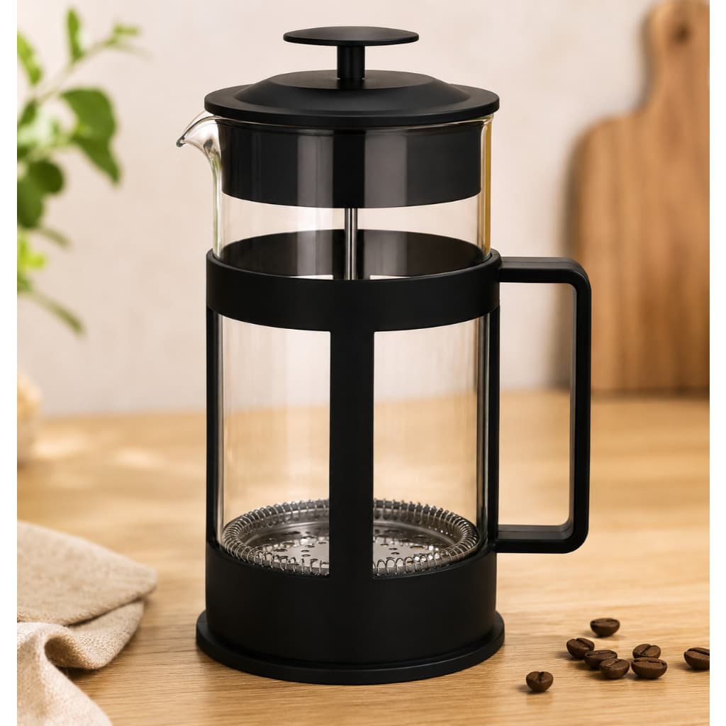 Cafeteira de Vidro inglesa Charmosa glass coffeterie 350 ml