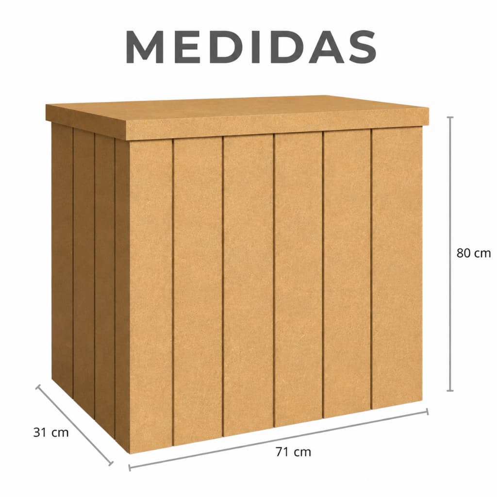 Mesa Fake Cômoda Dobrável MDF Para Festa Decoração