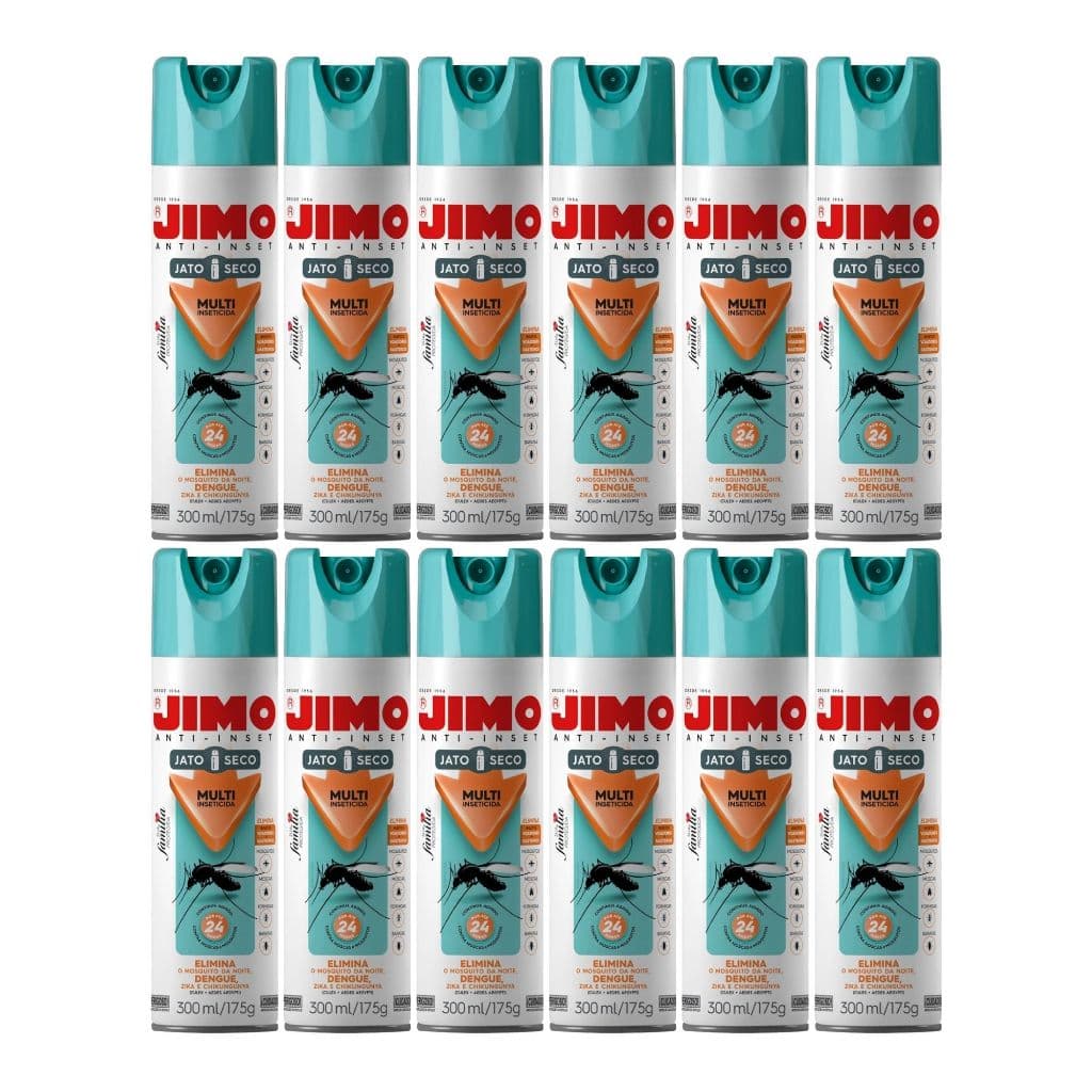 Repelente Jimo Anti Inset Jato Seco Sem Fragrância 3600ml Eficaz Contra Mosquitos Moscas Baratas Formigas Insetos