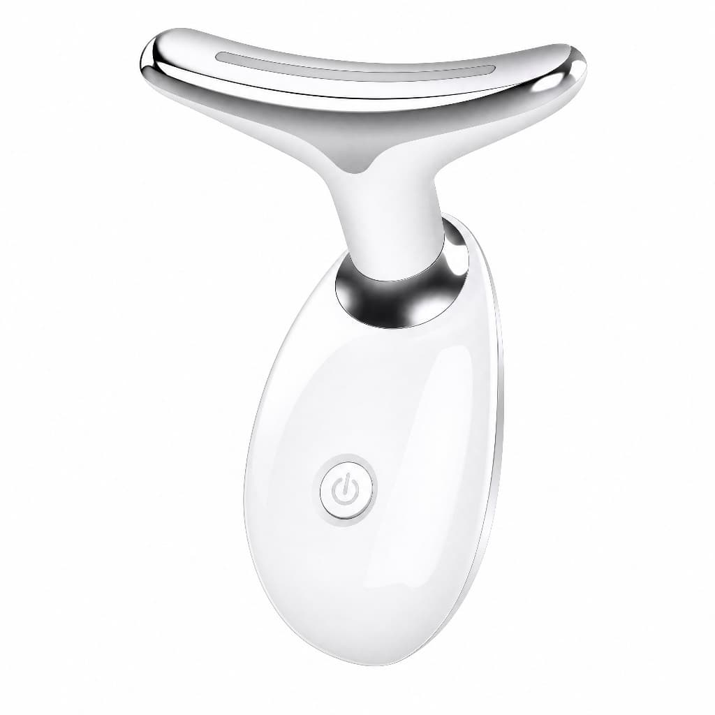 Massageador Facial LED EMS Bivolt Rejuvenescedor Para Rosto Papada Rugas Flacidez