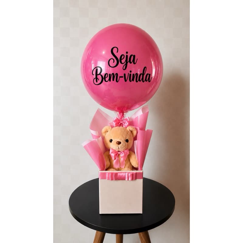 Adesivo Vinil para Balão Seja Bem-vinda  | Envio Imediato