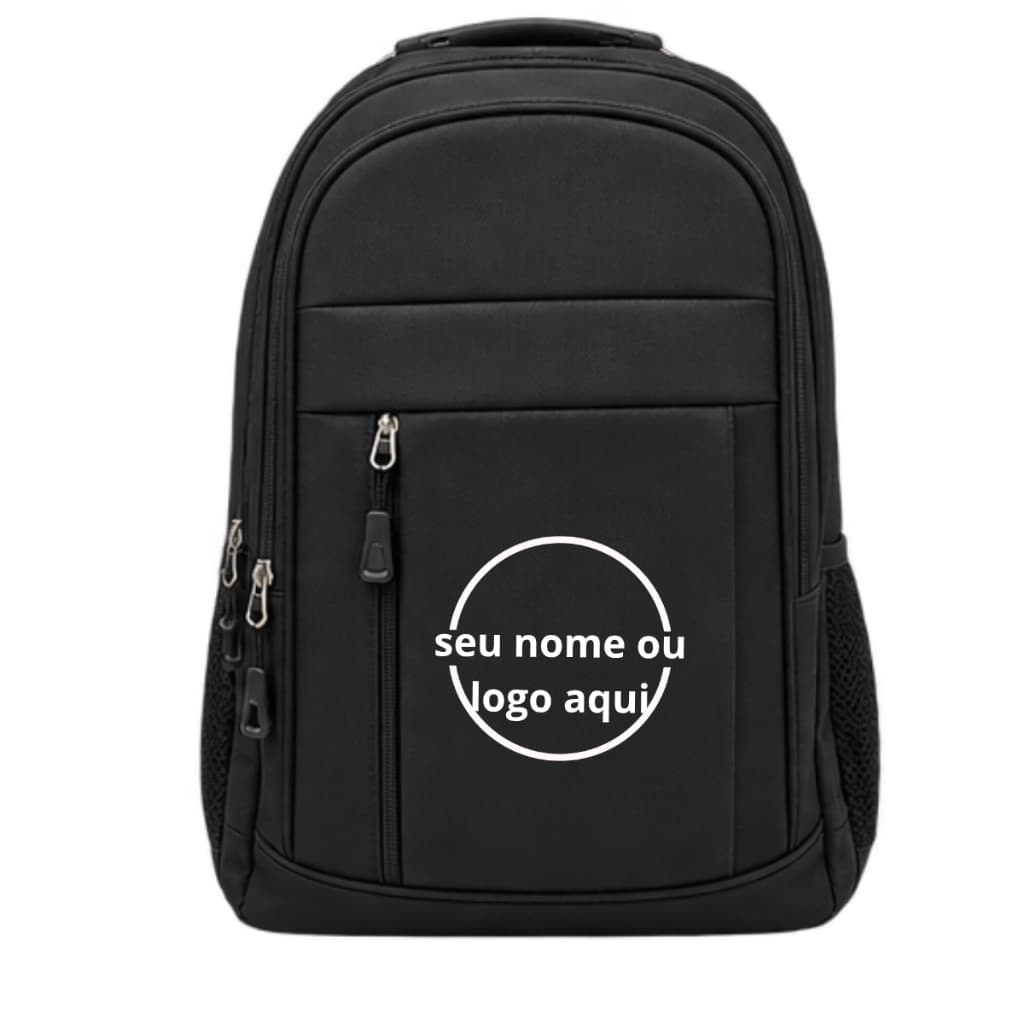 Kit 17 Mochila Executiva Personalizada com Nome ou Logo Resistente Reforçada com bolso para Notebook