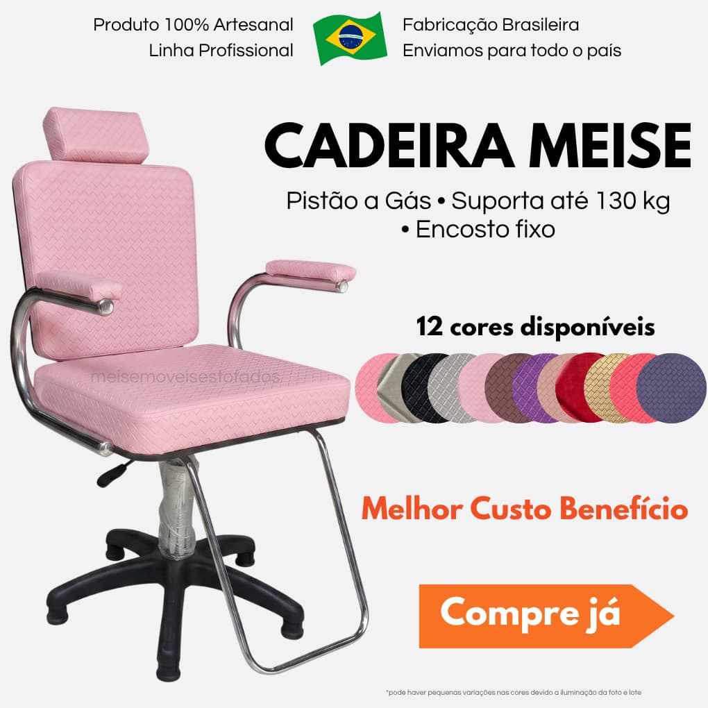 Cadeira Designer de Sobrancelhas Cadeira Estetica Cadeira de Sobrancelha Salão Barbearia Cores