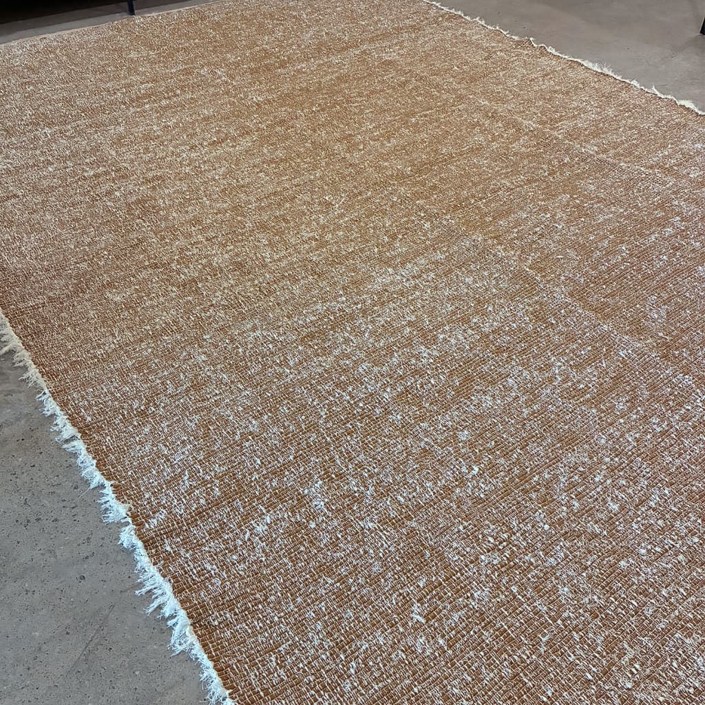 Tapete Sala 300x250 Dupla Face Caramelo Grande Gigante 250x300 Algodão Macio Cru
