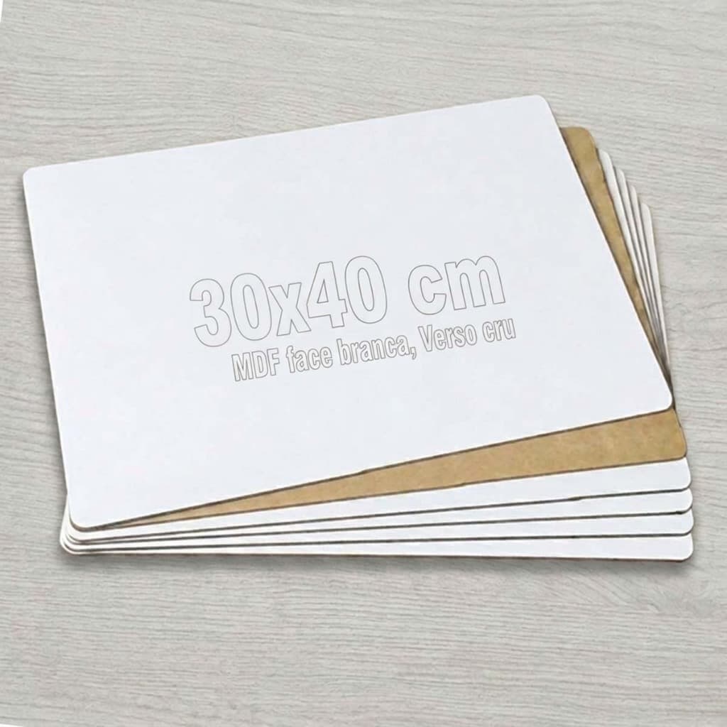 15 Tabuleiro Cake Board Retangular 30x40 Cm placa base Mdf branco joago americano 40x30 Cm A2b