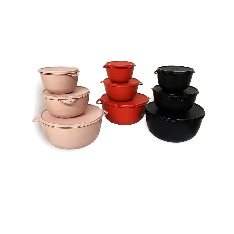 Kit 3 Bacias com Tampa – Praticidade e Organização para sua Cozinha