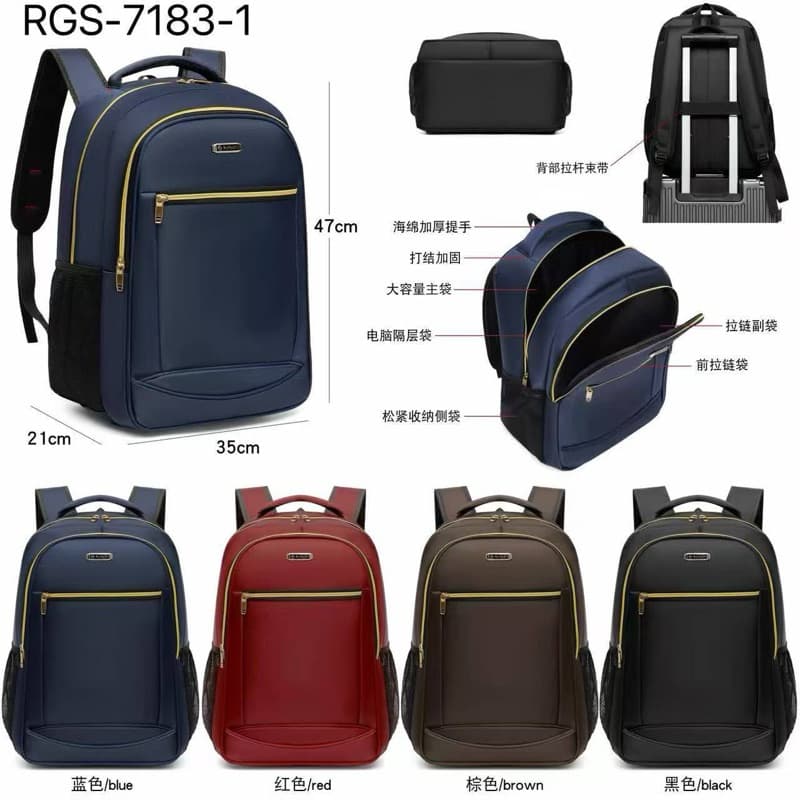 mochila bolsa reforçada notebook faculdade trabalho escolar impermeável resistente grande