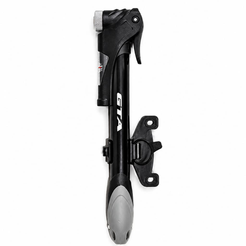 Bomba de Ar Bike Alumínio 80 PSI com Manômetro Presta Americana GTA 11083