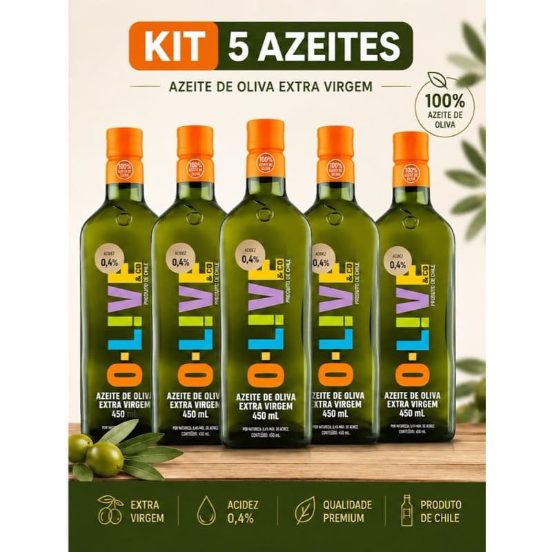 Azeite de Oliva Chileno O-LIVE Extra Virgem 450ml