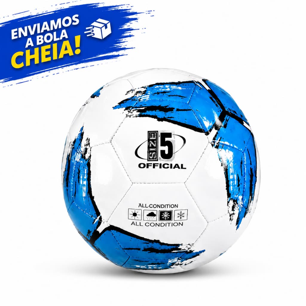 Bola de Futebol Tamanho 5 Oficial Infantil Campo Treino Esportiva Cores Sortidas Menino Menina Presente