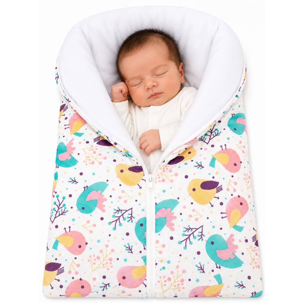 Saco De Dormir Bebê Extra Grande GG com ziper menino e menina