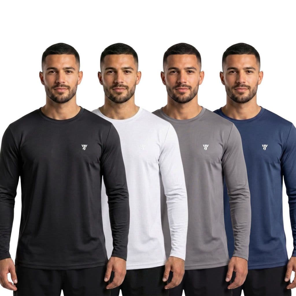 Camisa Camiseta Masculina Manga Longa Segunda Pele Para Academia Proteção UV 50+ - Diversas Cores