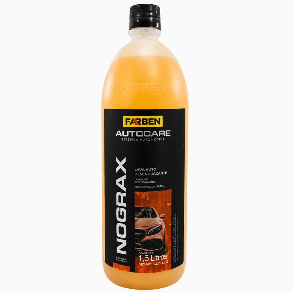 Nograx Lava Auto Desengraxante Farben 1,5L Pré-Lavagem Automotiva