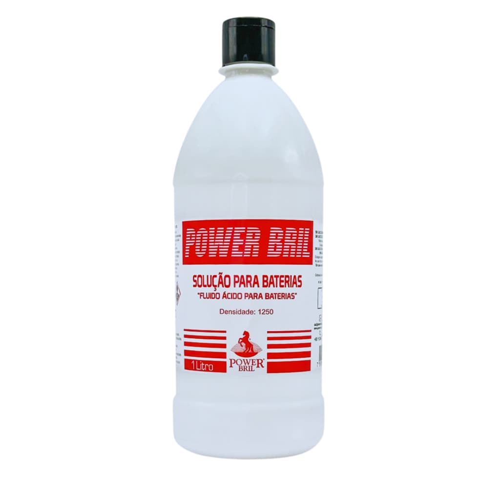 Solução De Ácido Para Bateria Automotiva Power Bril 1l