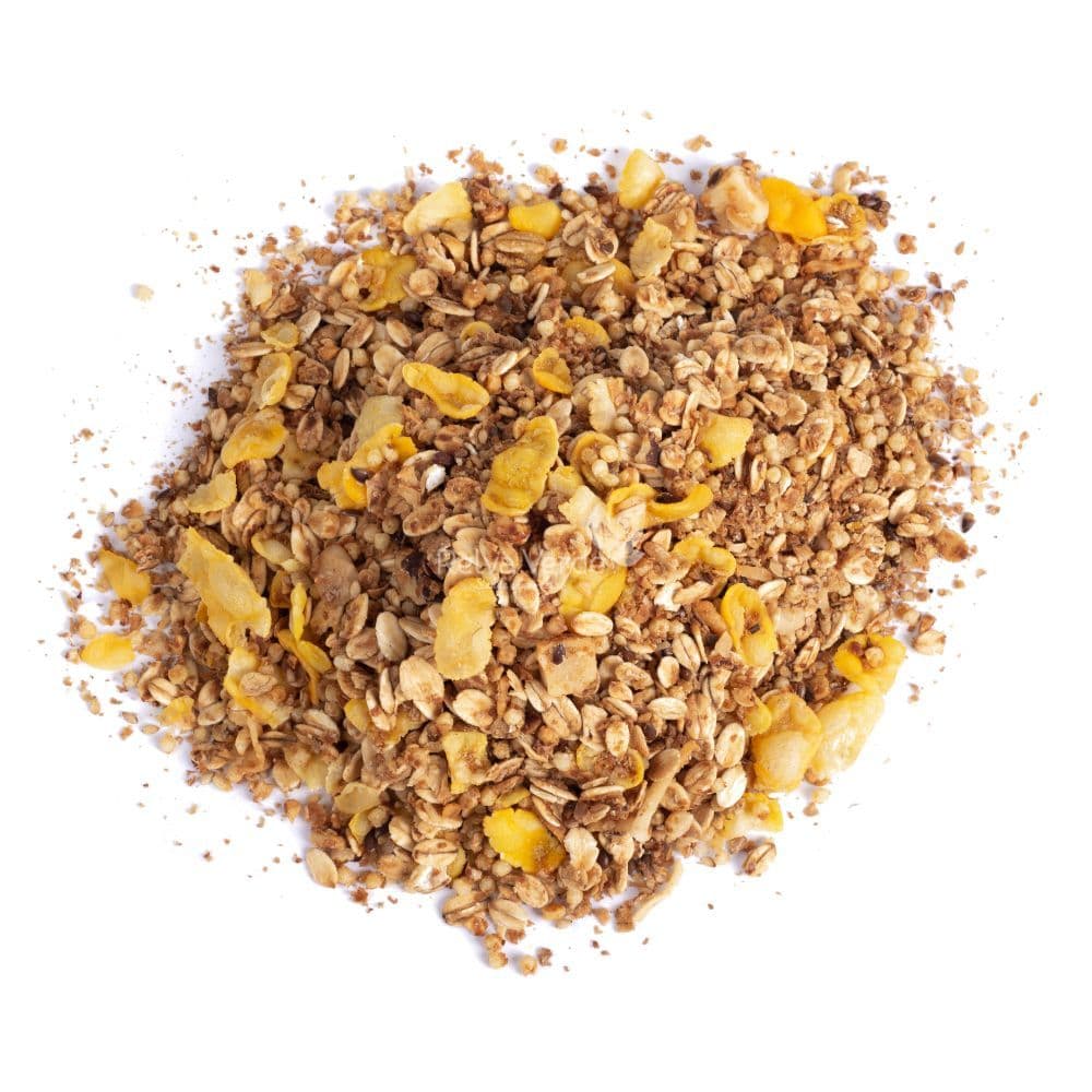 Granel Granola cereais integrais sabor FRUTAS E MEL 500g