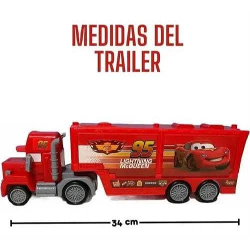 Caminhão Mak Fricção 35 Cm Filme Carros Mcqueen