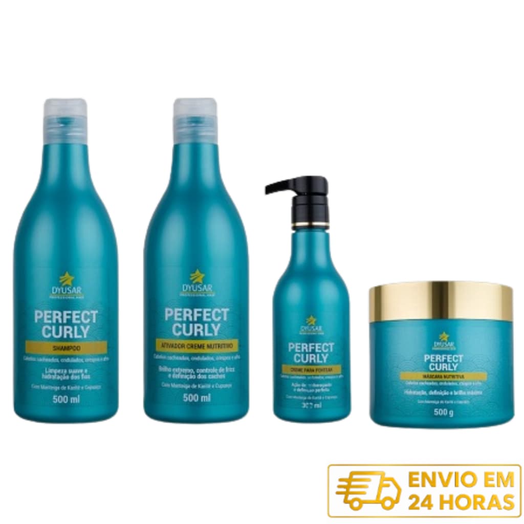 Kit Nutritivo Perfect Curly para Cachos Completo DYUSAR